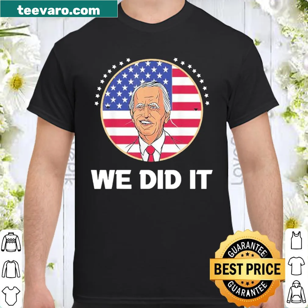 Commemorative T-shirt celebrating Joe Biden's inauguration as 46th President