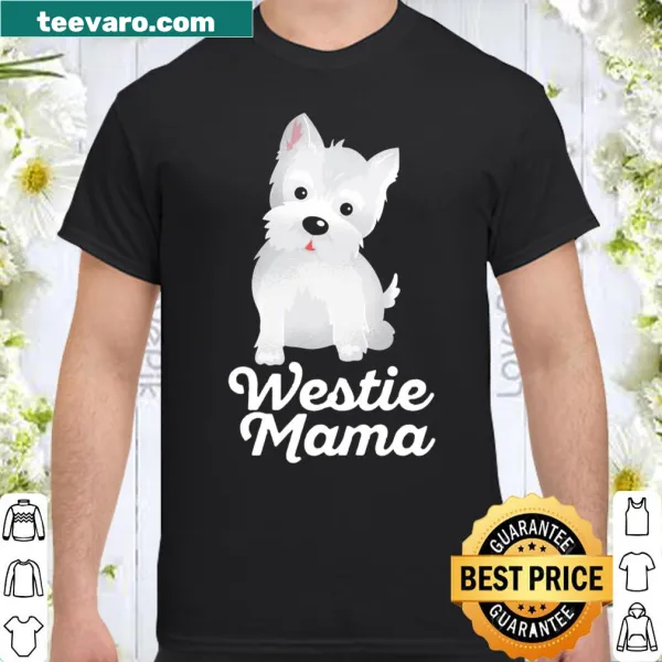 Cute Westie Mama shirt with charming design