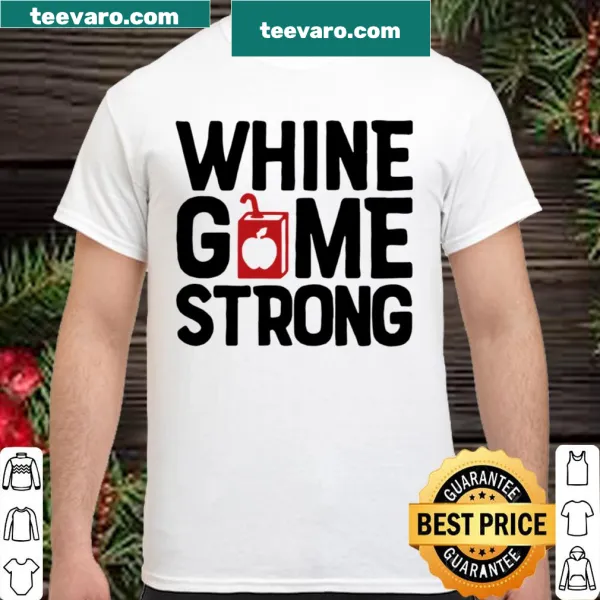 Funny shirt with text about whining with humor