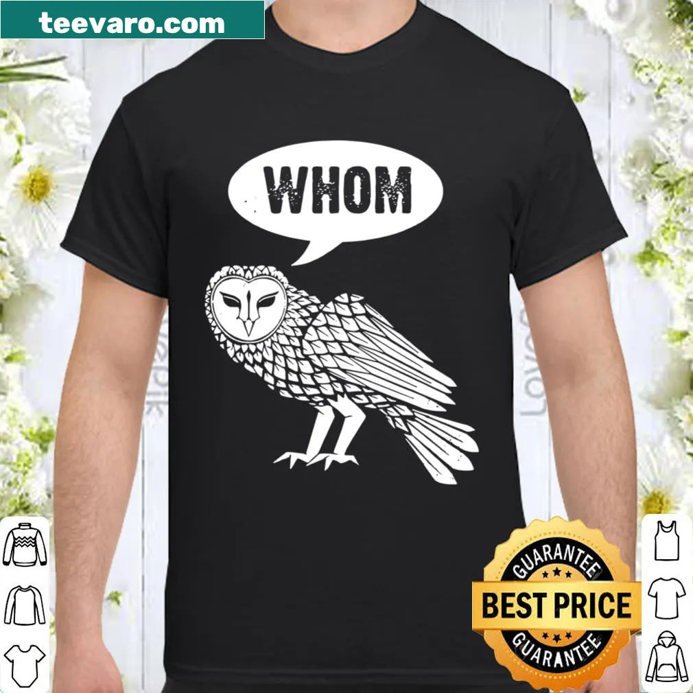 Cute cartoon owl T-shirt for bird lovers.