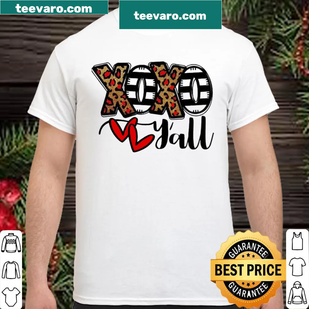 Valentine's Day shirt with 'Xoxo y'all' text