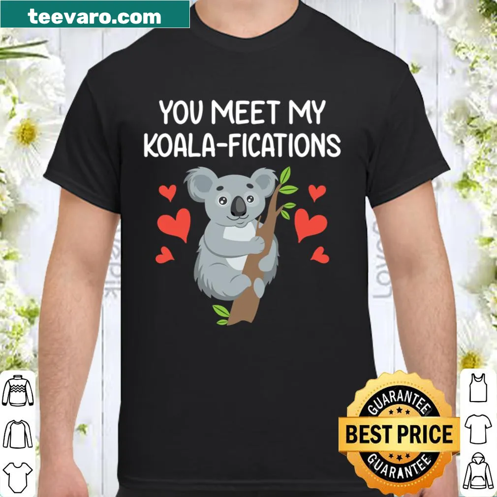 Cute koala graphic with 'You Meet My Koalifications' text