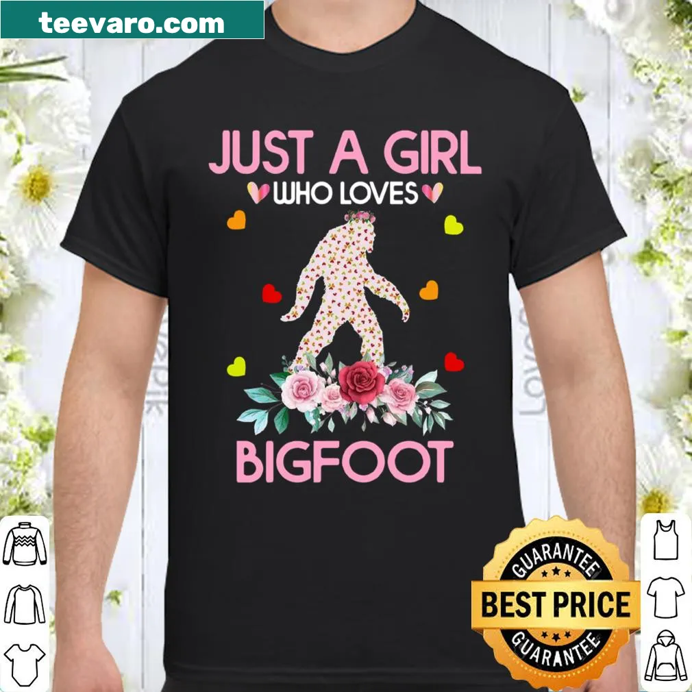 Bigfoot shirt for girls who love Bigfoot