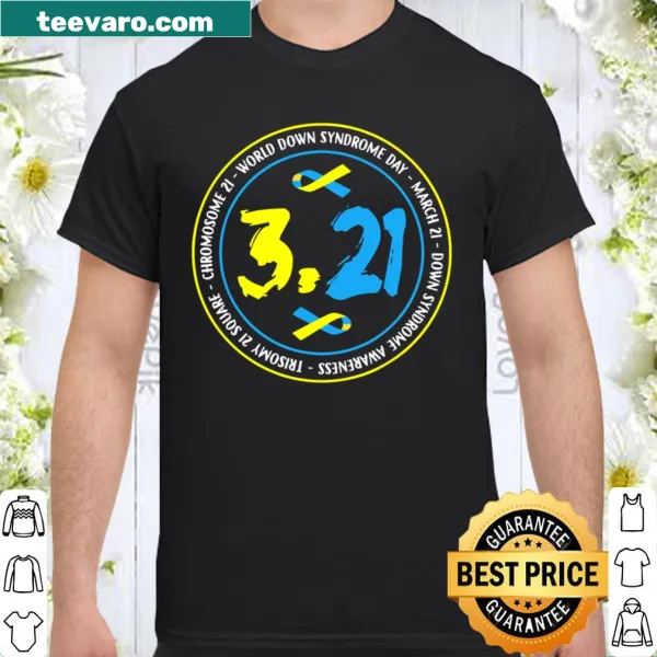 Awareness shirt with '321 World Down Syndrome Awareness'