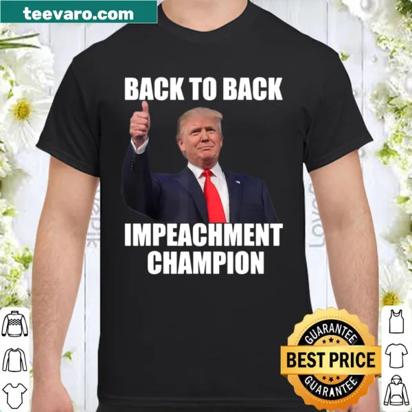 Impeachment Champion shirt with bold text for political humor