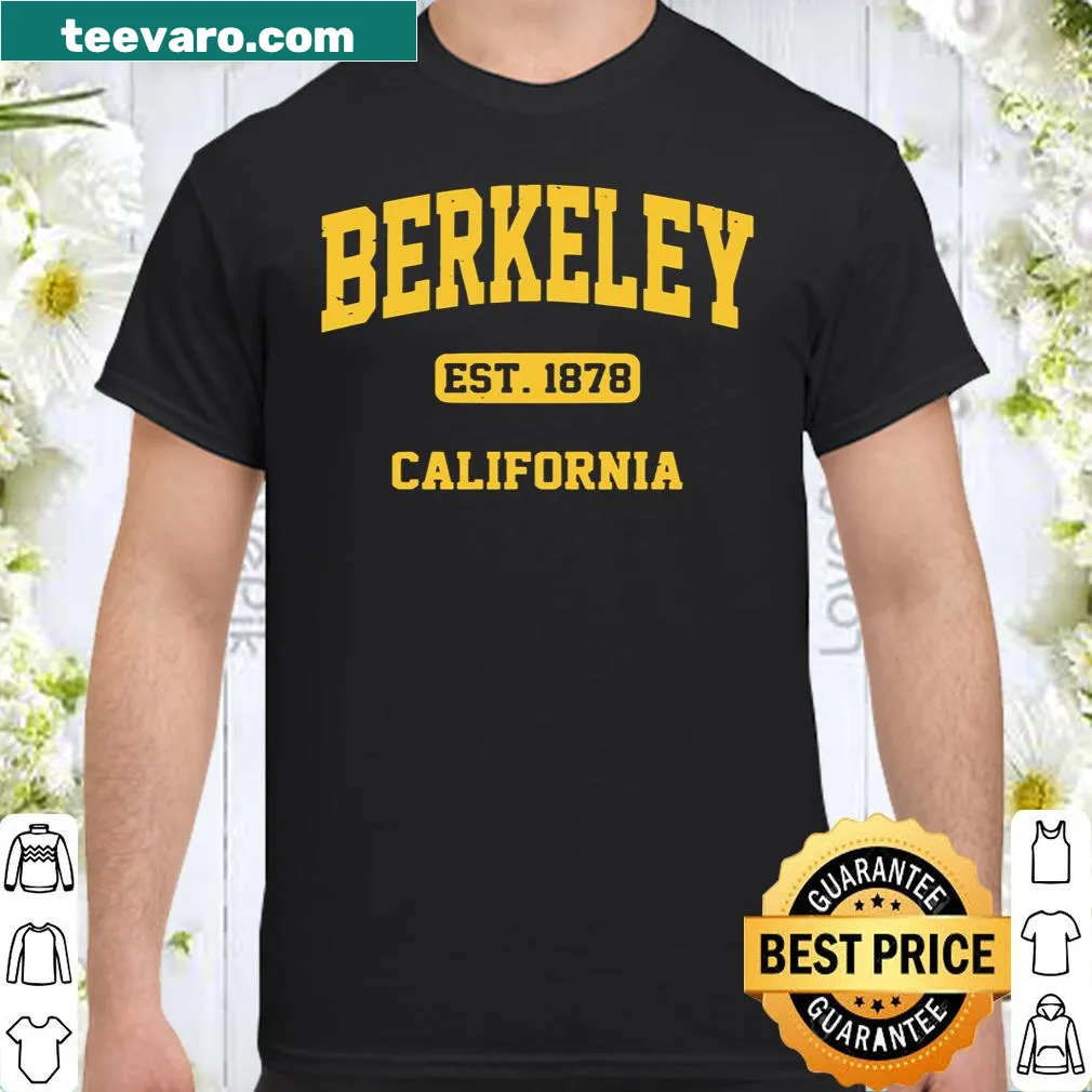 Vintage shirt celebrating Berkeley, California with classic design