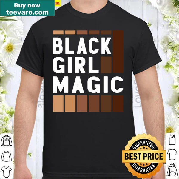 Empowering 'Black Girl Magic' shirt honoring strength and pride