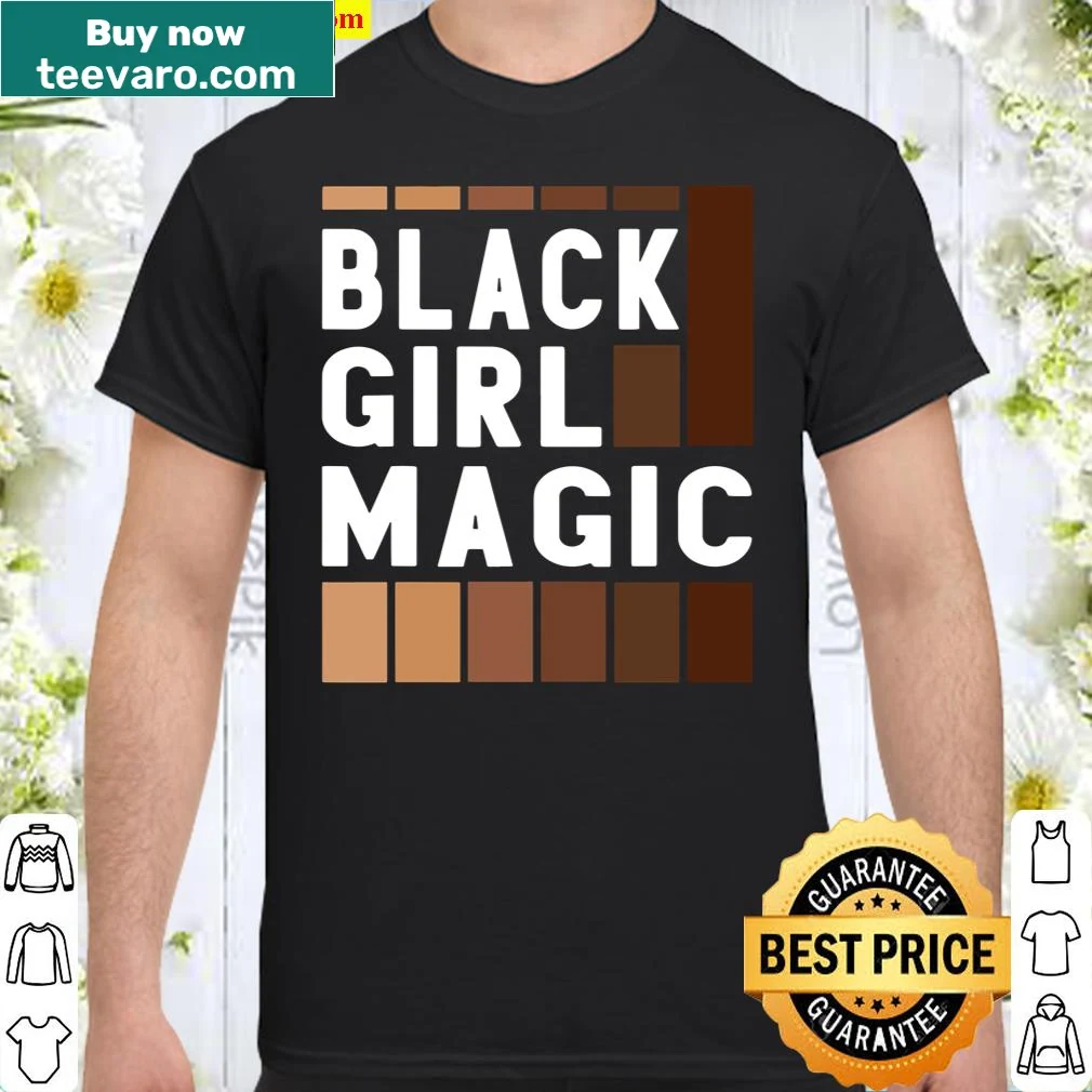 Empowering 'Black Girl Magic' shirt honoring strength and pride