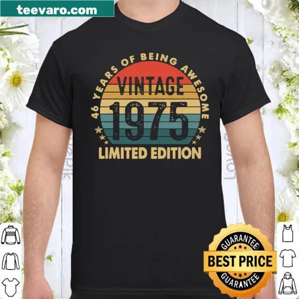 Birthday shirt celebrating being born in 1975
