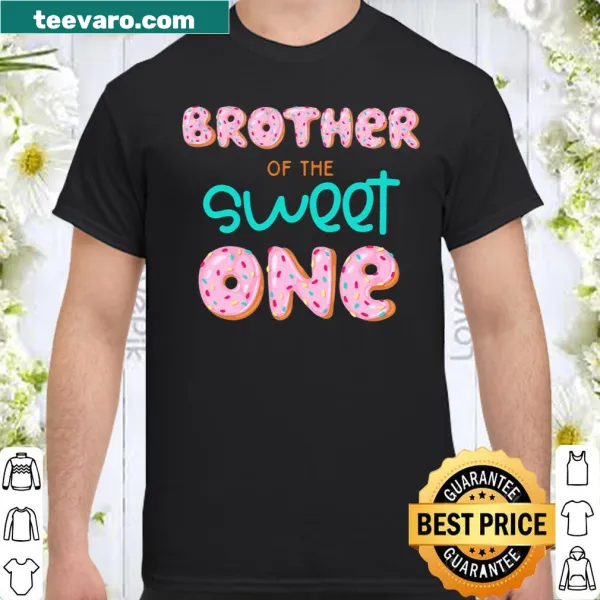 Brother Of Sweet One shirt with cute donut design for first birthday