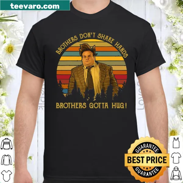 Vintage shirt with the phrase Brothers Don't Shake Hands