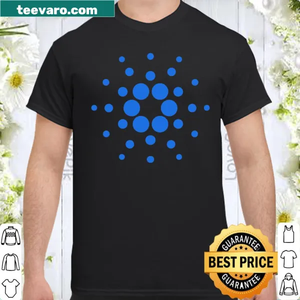 Cardano Cryptocurrency shirt featuring modern typography of the name