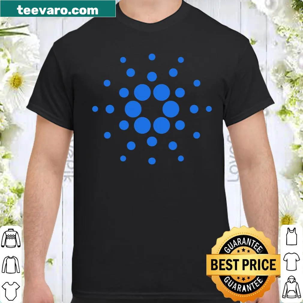 Cardano Cryptocurrency shirt featuring modern typography of the name
