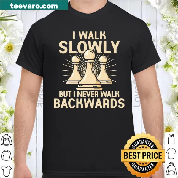 Chess pieces design with Checkmate text on a shirt
