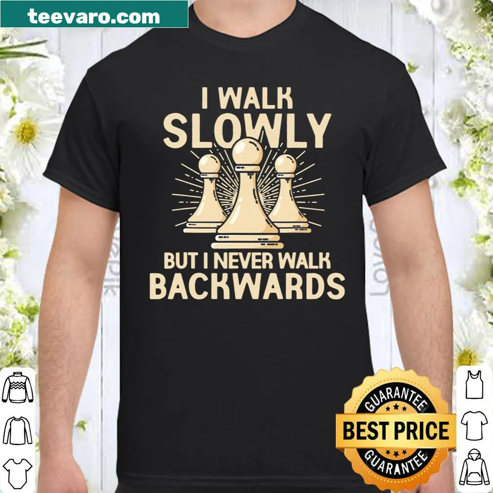 Chess pieces design with Checkmate text on a shirt