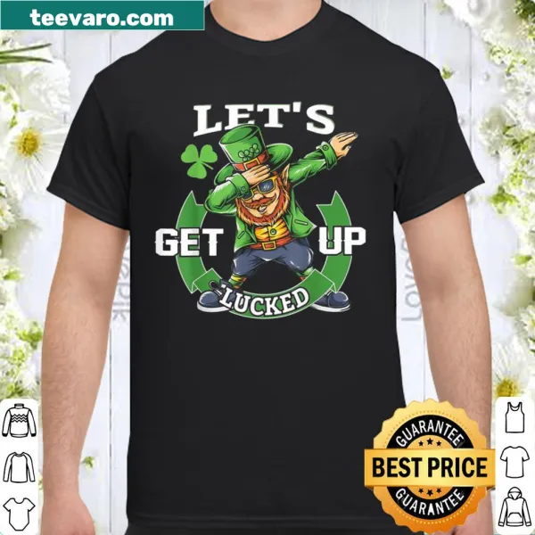 St. Patrick's Day shirt featuring a dabbing graphic