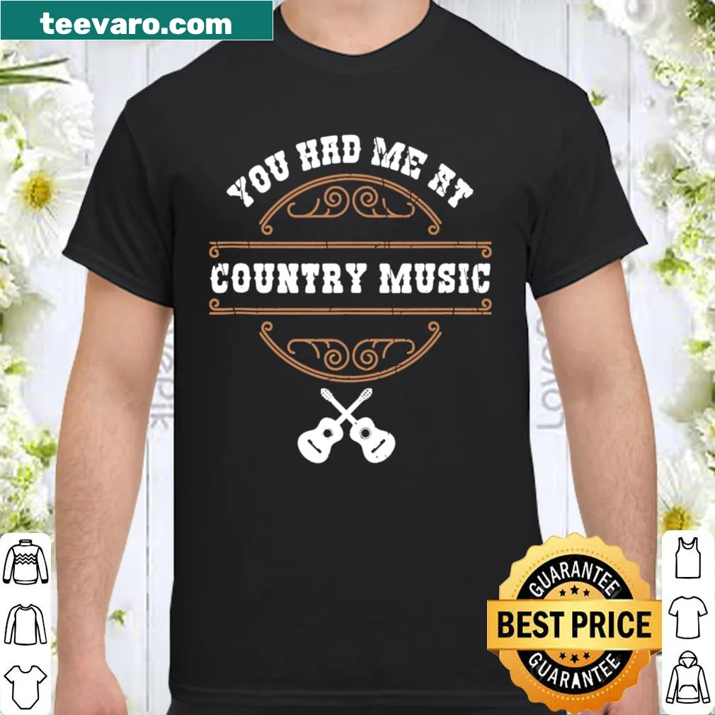 Funny country music-themed shirt with humorous quote