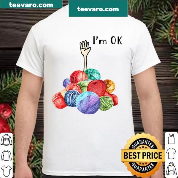 Hand-lettered shirt celebrating crochet and knitting hobbies