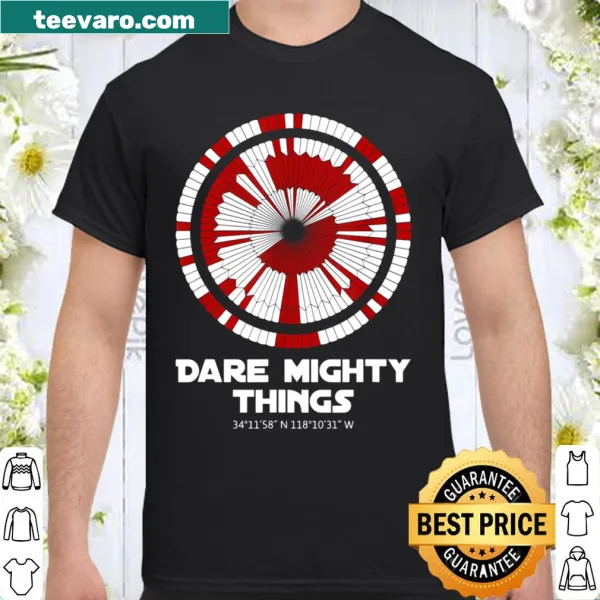 Perseverance Mars Rover themed shirt with inspirational design