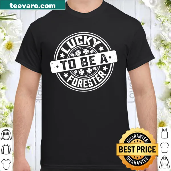 Emblematic shirt for foresters with a St. Patrick's Day theme