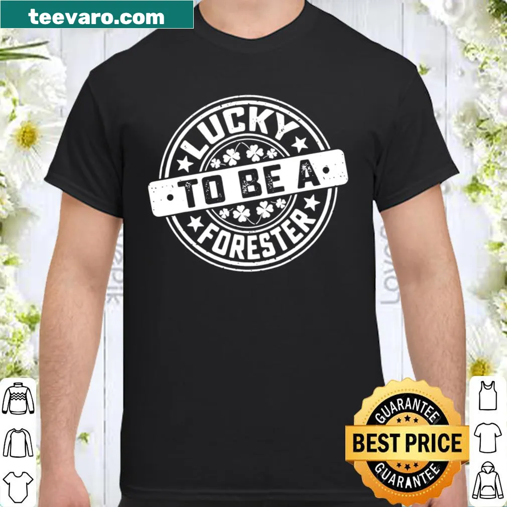 Emblematic shirt for foresters with a St. Patrick's Day theme