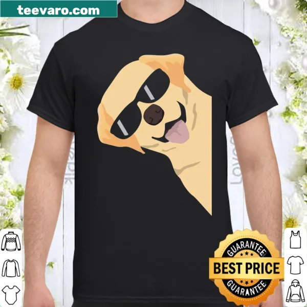 Humorous Labrador design on a T-shirt for dog lovers