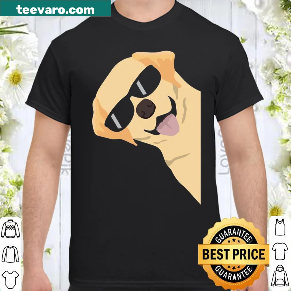 Humorous Labrador design on a T-shirt for dog lovers