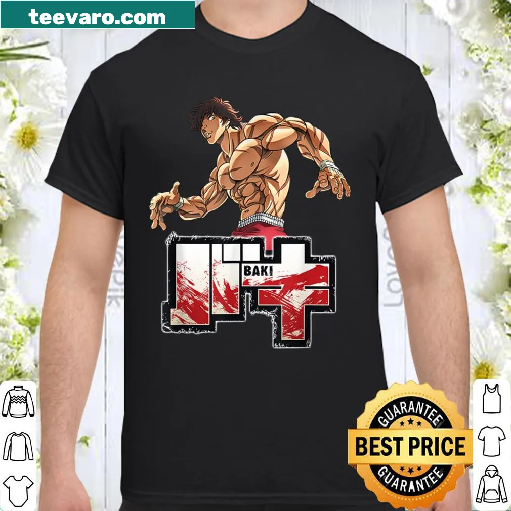 Striking Baki art themed grappling shirt