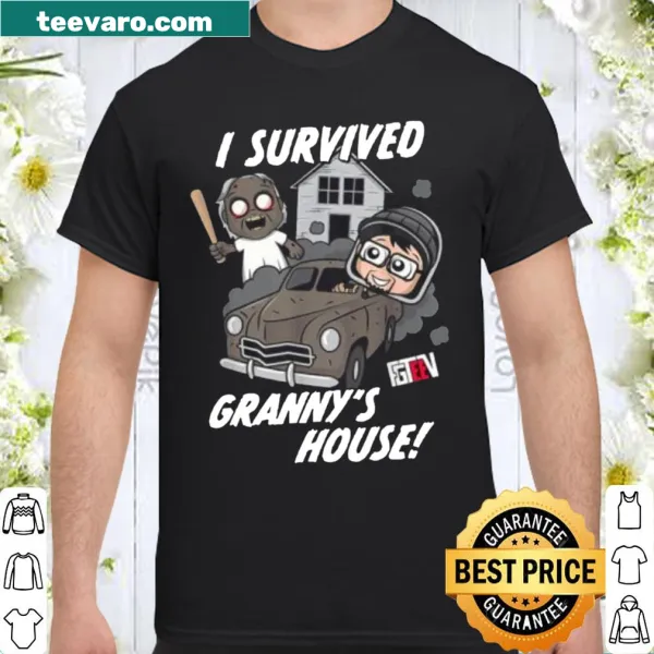 Whimsical shirt celebrating gaming at Granny's house