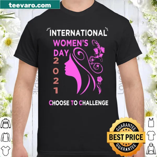 Shirt with 'Choose To Challenge' text for International Women's Day