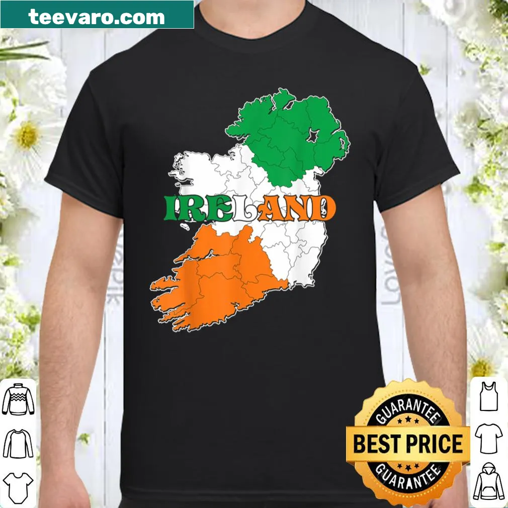 Shirt celebrating Ireland with symbols for St. Patrick's Day
