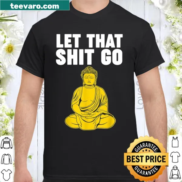 Buddha graphic with inspirational text on shirt