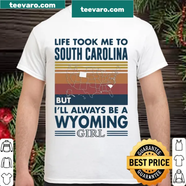 Vintage shirt celebrating roots in Wyoming and life in South Carolina