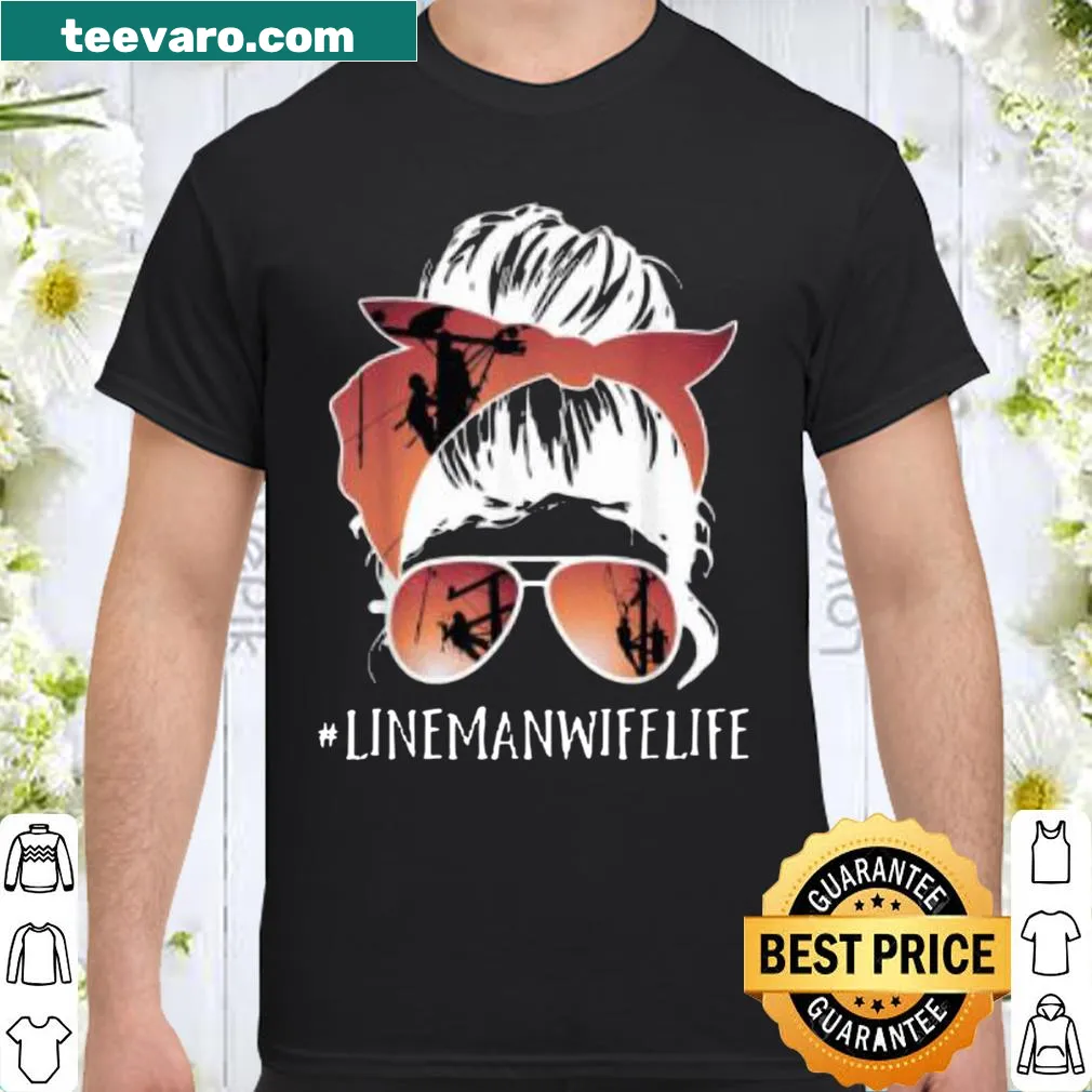 Cute cartoon design celebrating linemen and their wives