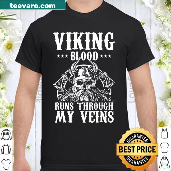 Norse mythology-themed T-shirt with Viking pride quote