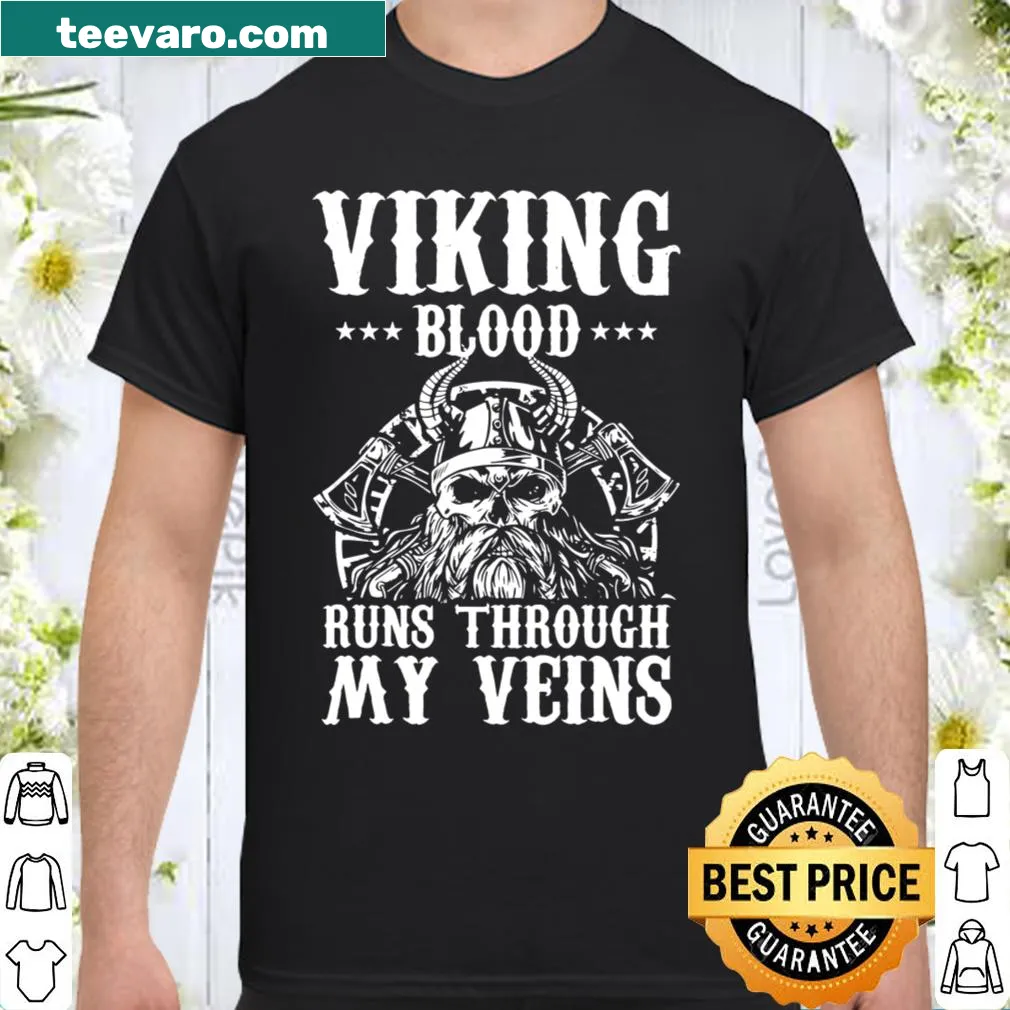 Norse mythology-themed T-shirt with Viking pride quote