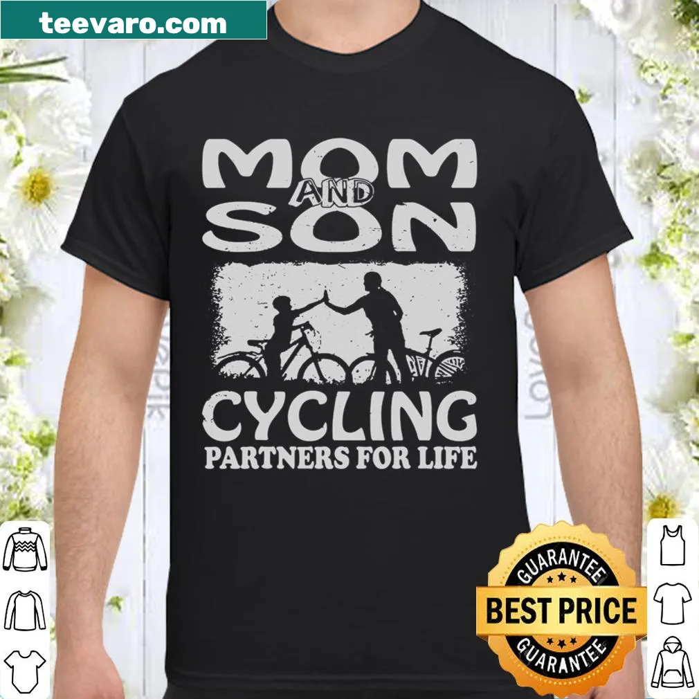 Cycling partners shirt for mother and son