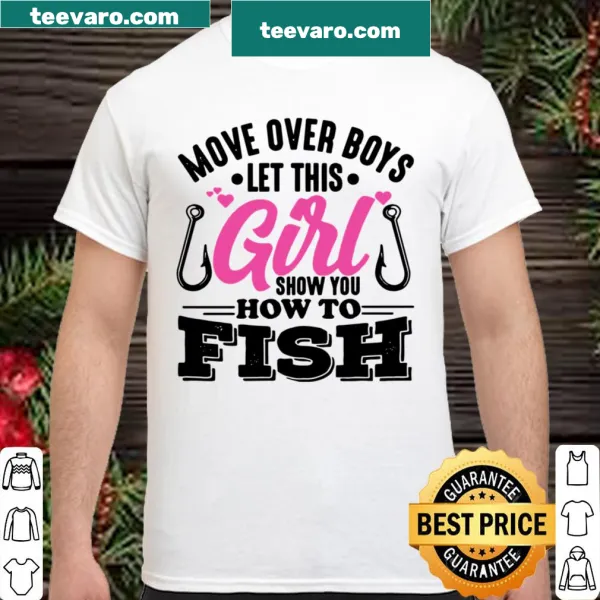 Fishing shirt with text 'Let This Girl Show You How To Fish'