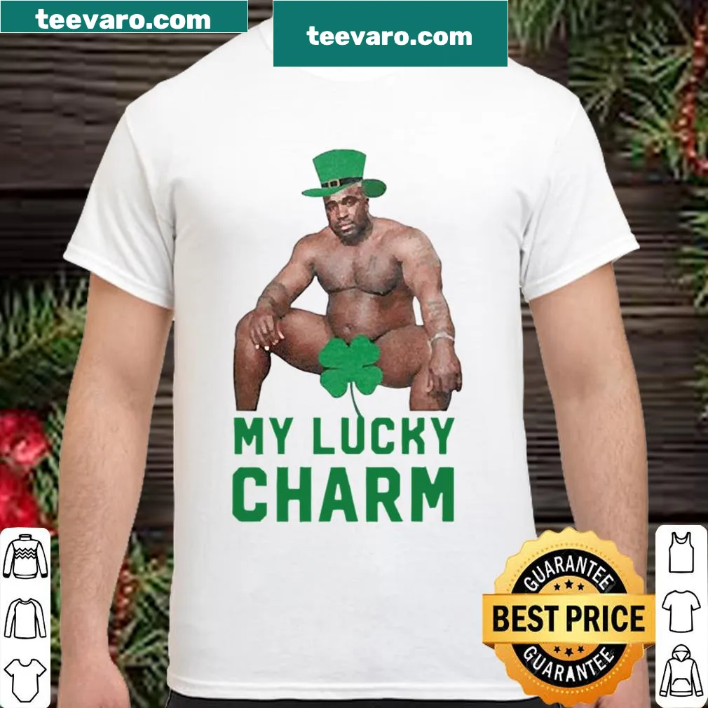 Whimsical St. Patrick's Day t-shirt design with My Lucky Charm text