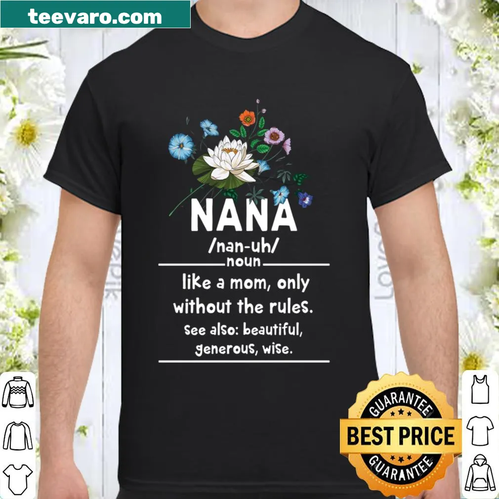 Nana definition shirt for Mother's Day