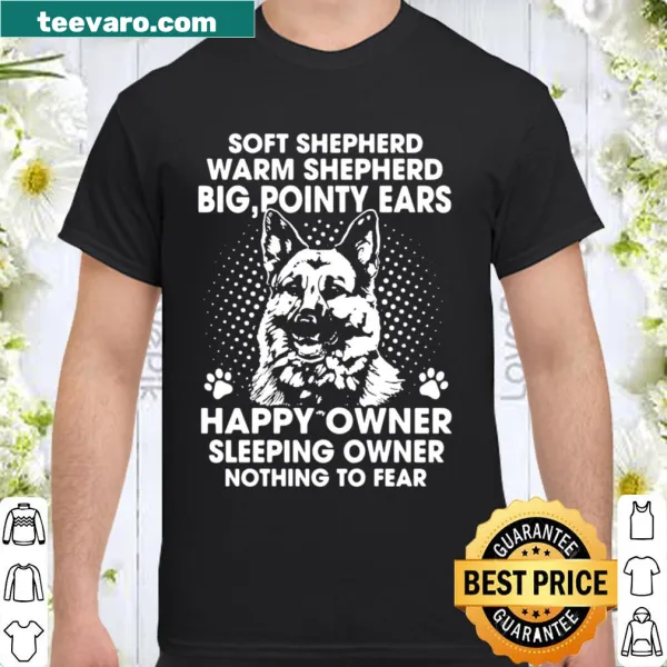 Cute German Shepherd graphic t-shirt for dog lovers