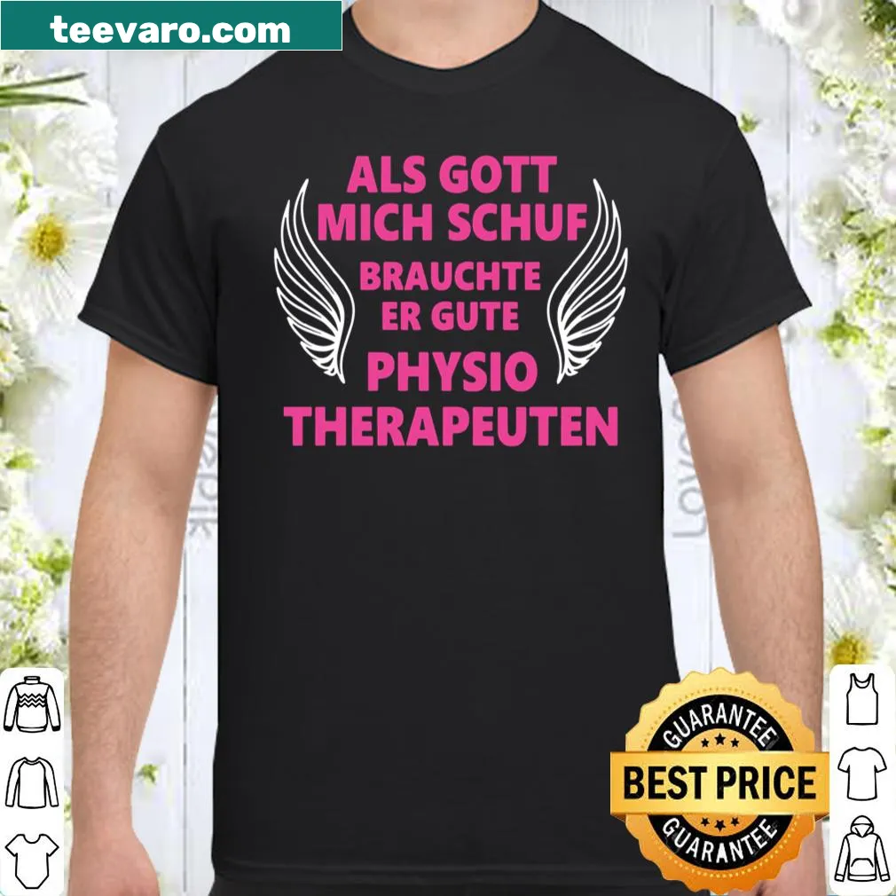 Shirt celebrating physiotherapy with professional typography