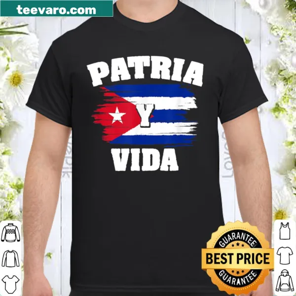 Shirt with the phrase Patria Y Vida for Cuban Freedom Movement