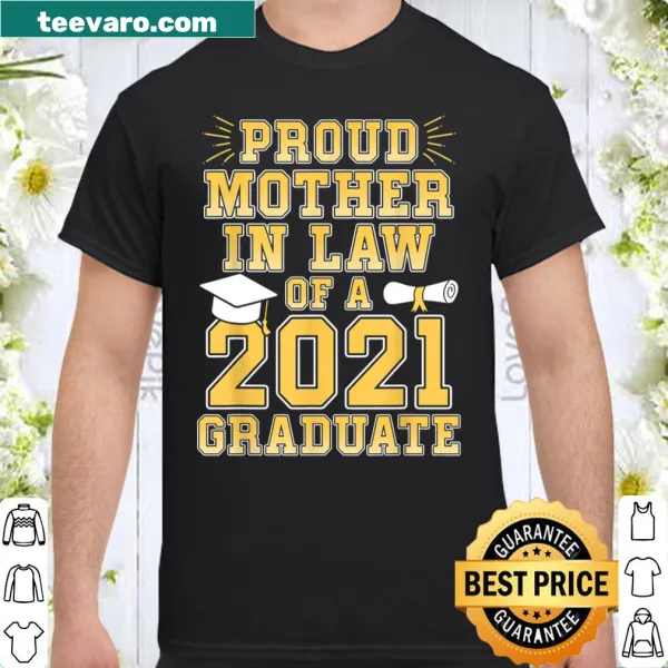 Proud Mother In Law graduation graphic shirt