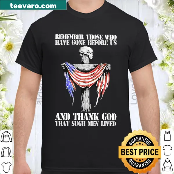 Veterans shirt with flag emblem and tribute message