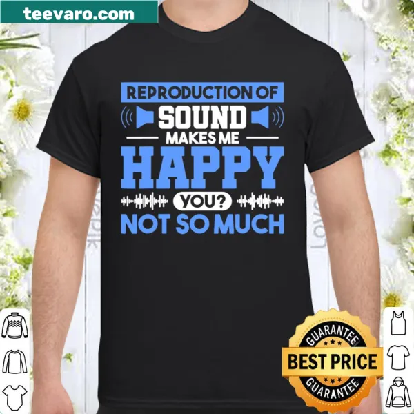 Humorous music-themed phrase on a limited edition shirt