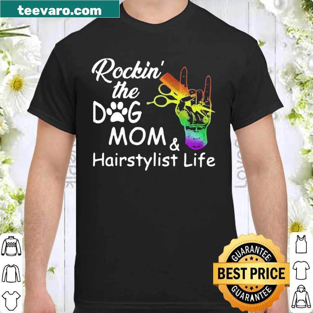 Playful shirt celebrating dog moms and hairstylists