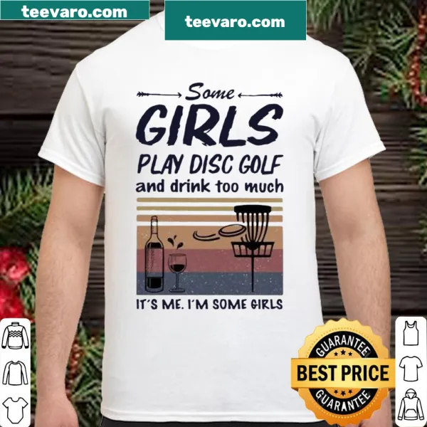 Funny disc golf shirt for girls with humorous text