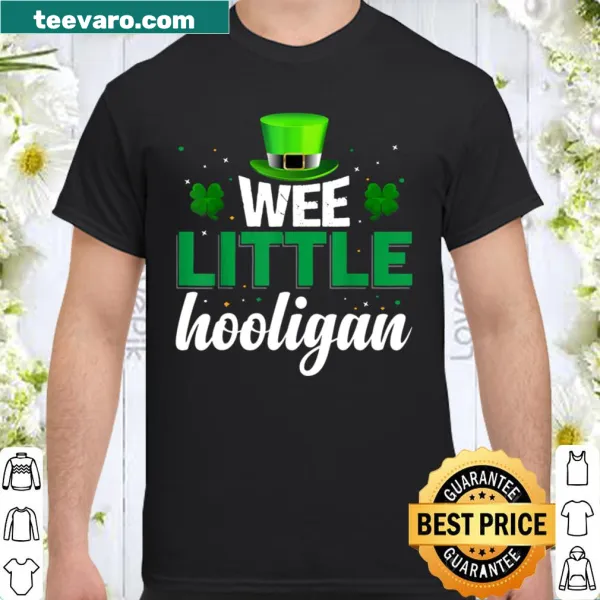 Cute St. Patrick's Day t-shirt for kids with hooligan graphic