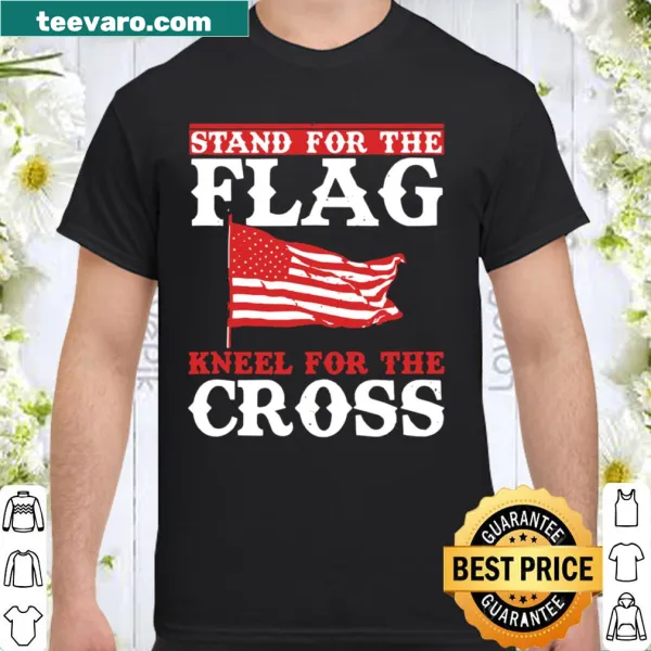 Patriotic Christian shirt with faith and flag message
